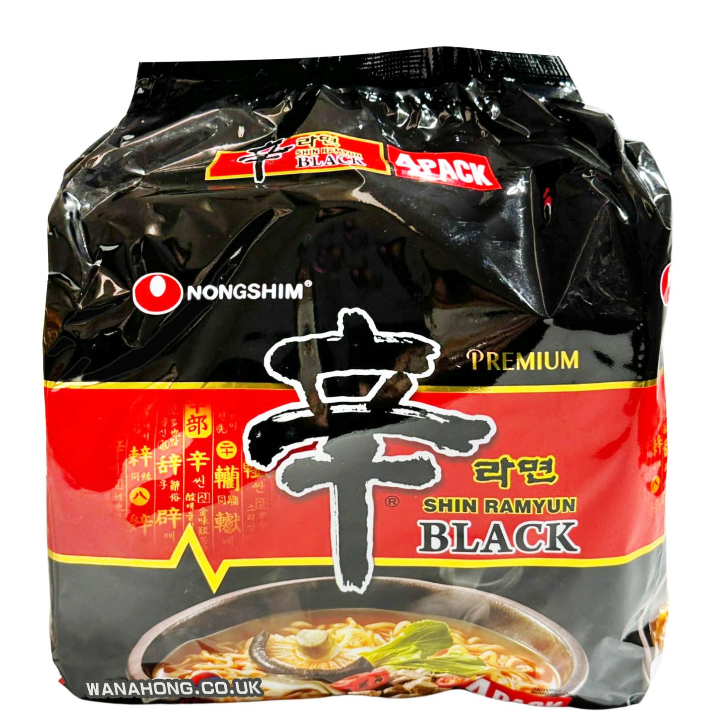 農心 極上辛辣麵 4包裝 4x130g Nongshim Shin Ramyun (Premium)