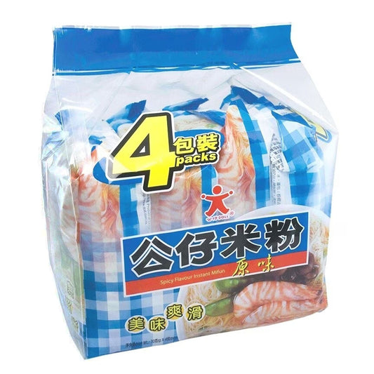 [新品] 公仔米粉 原味4包裝 Doll Instant Mifun Spicy Flavour 4 Packs
