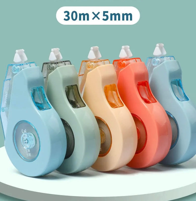 Deli Mute Correction Tape 5pcs 得力 马卡龙修正带5个装