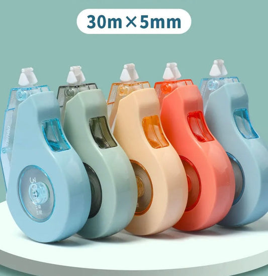 Deli Mute Correction Tape 5pcs 得力 马卡龙修正带5个装