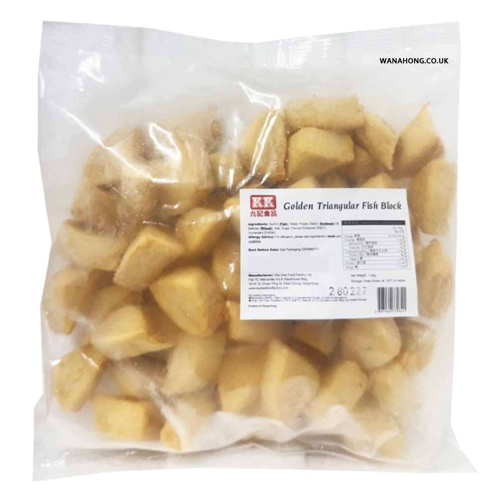 [新品] 九記食品 魚片頭 1.2kg Kau Kee Golden Triangular Fish Block