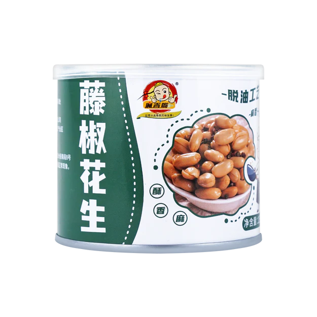[新品] 麻香嘴 藤椒花生(罐裝) 155g MXZ Green Vine Pepper Peanuts