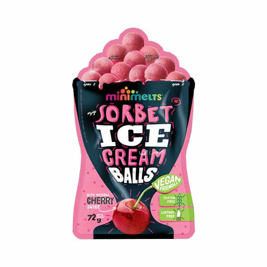 [新品] Minimelts 櫻桃味雪葩球 72g Minimelts Sorbet Balls - Cherry