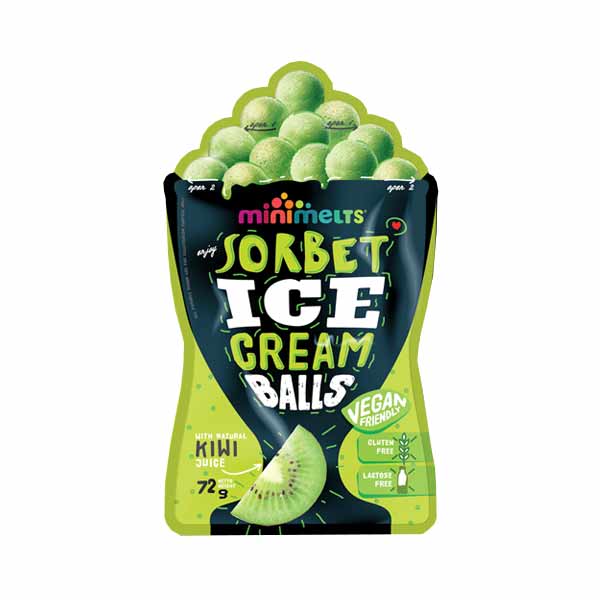 [新品] Minimelts 奇異果味雪葩球 72g Minimelts Sorbet Balls - Kiwi