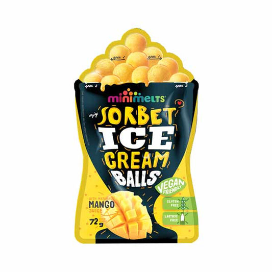 [新品] Minimelts 芒果味雪葩球 72g Minimelts Sorbet Balls - Mango