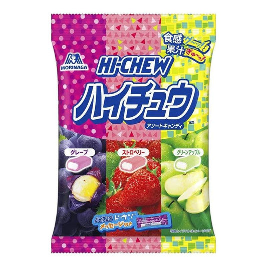 [新品] 森永 什錦軟糖 (蘋果 草莓 葡萄味 ) 86g Morinaga Hi-Chew Soft Candy ( Apple Strawberry Grape )