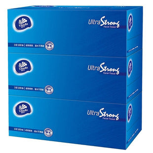 [新品] 維達 超韌三層盒裝 100抽 3盒 Vinda Ultra Strong 3-Ply Box Tissues 3 Box