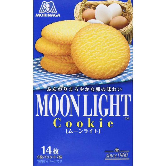 [新品] 森永 月光奶油餅乾 113.4g Morinaga Moon Light Cookie