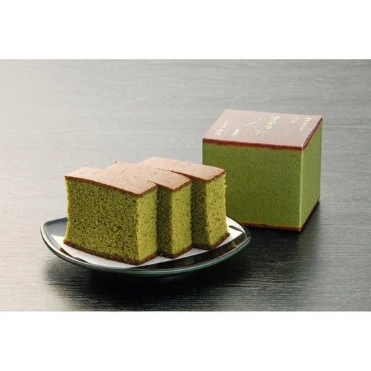 [新品] 菓秀苑森長抹茶蜂蜜長崎蛋糕 110g Kashuen Castella Cake Matcha Flavour