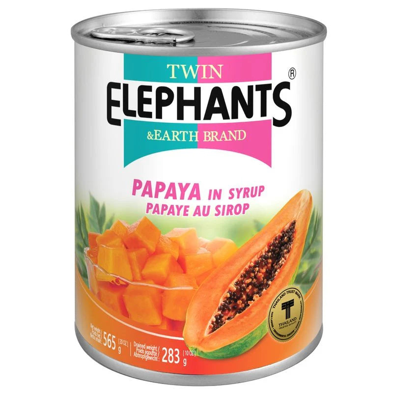 [Promotion Price] TE Papaya in Syrup 565g 雙象 糖水木瓜