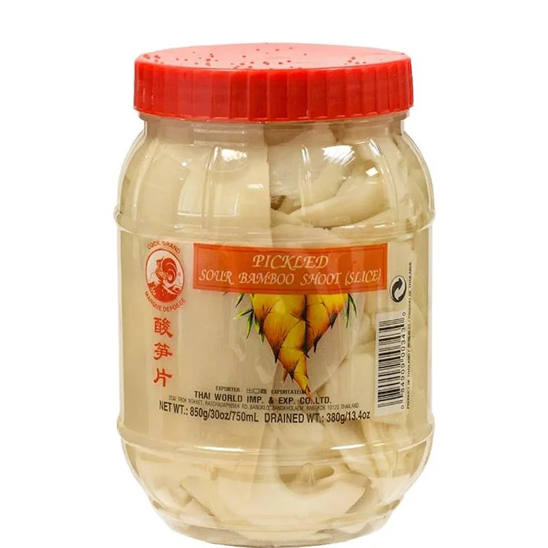 [新品] 雄雞 酸筍片 850g Cock Sour Bamboo Shoot Slice