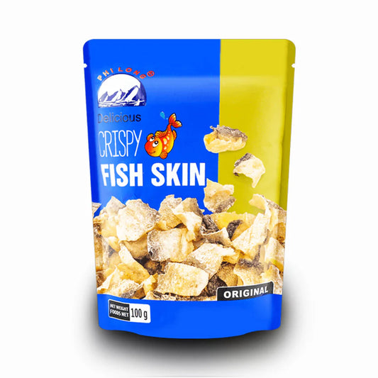 [新品] PHI LONG 炸魚皮 (原味) 100g PHI LONG Crispy Fish Skin (Original)