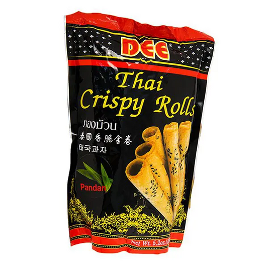 [新品] 泰國 香脆金卷 (斑蘭) 150g DEE Crispy Rolls Pandan Flavour