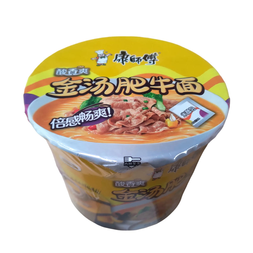 KSF Noodles Artificial Beef Soup Flavour ( Bowl ) 110g 康师傅 金汤肥牛面 桶装
