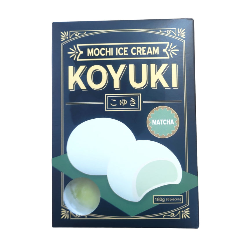 JFC Mochi Koyuki - Matcha Ice Cream 6x30g JFC 雪糕糯米糍 抹茶 ( Cambridge Delivery Only )