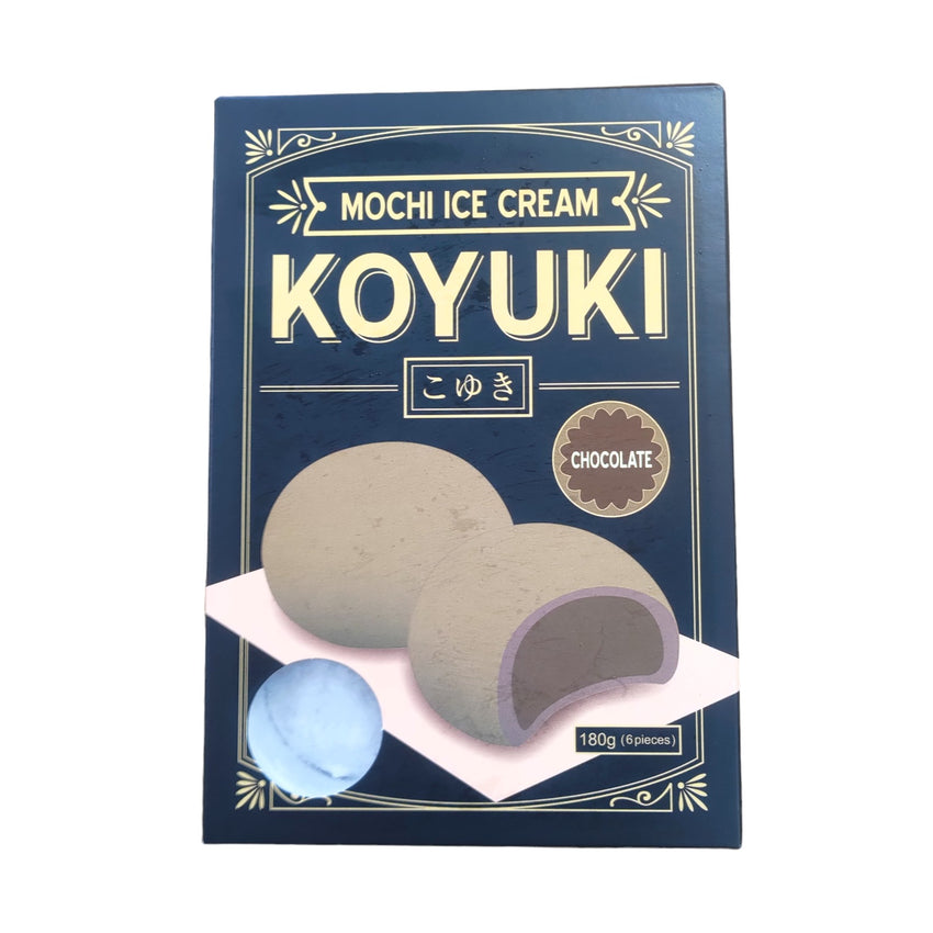 JFC Mochi Koyuki - Chocolate Ice Cream 6x30g JFC 雪糕糯米糍 朱古力 ( Cambridge Delivery Only )