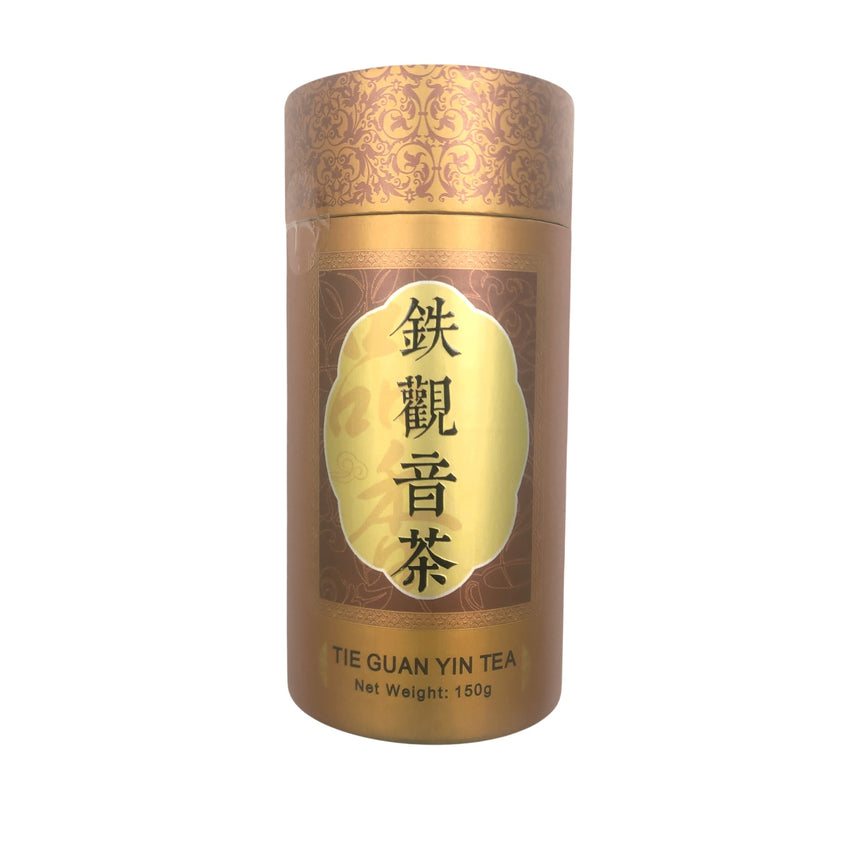 YZG Iron Buddha Tea 150g YZG 鐵觀音茶 ( 圓紙罐裝 )