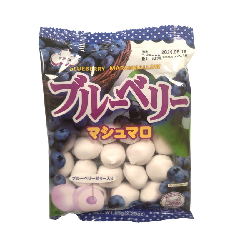 [新品] EDO Marshmallow - Blueberry 65g EDO 藍莓夾心綿花糖