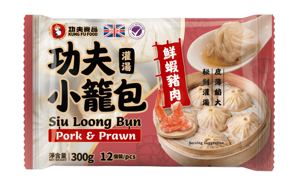 功夫小籠包 鮮蝦豬肉 300g Kung Fu Pork & Prawn Siu Loong Bun