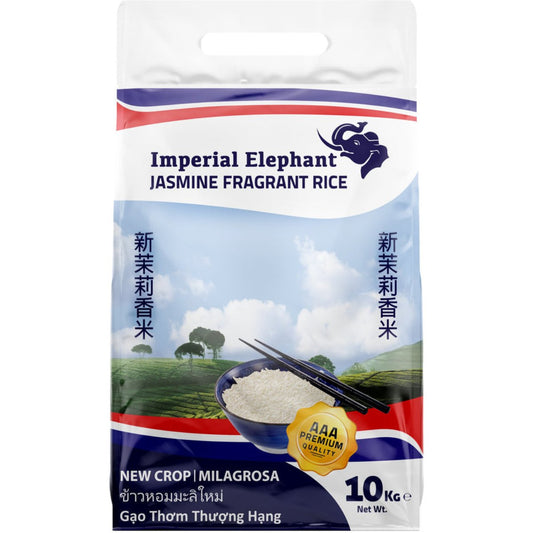 Imperial Elephant Jasmine Milagrosa Rice 10kg IE 新茉莉香米