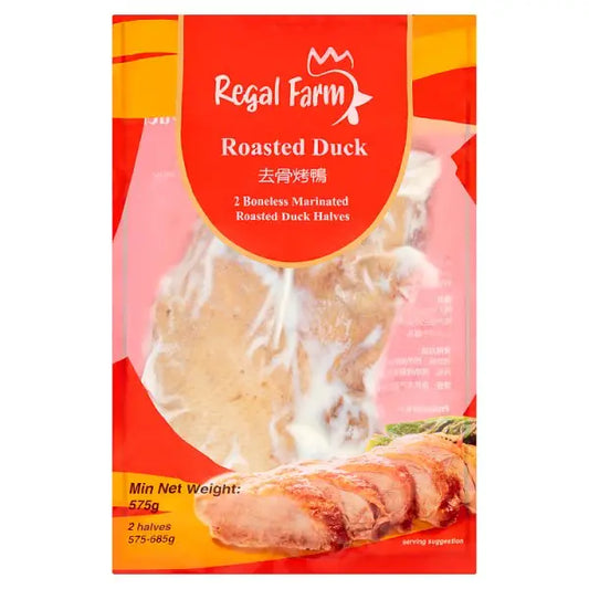 [新品] Regal Farm 煙燻醃製無骨烤鴨肉 575g Regal Farm 2 Boneless Marinated Roasted Duck Halves