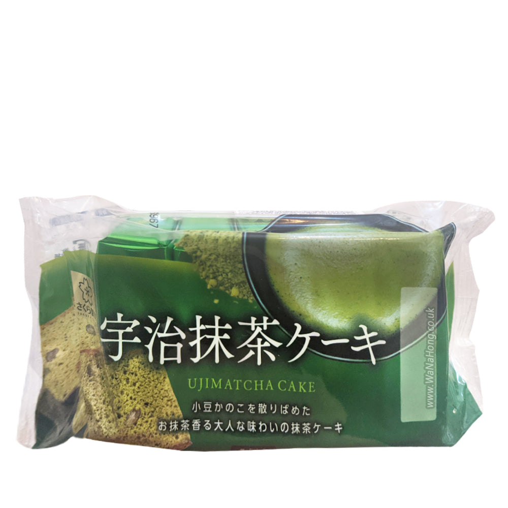 [新品] 宇治抹茶卡斯提拉蛋糕 120g Sakura Seika Uji Matcha Castella