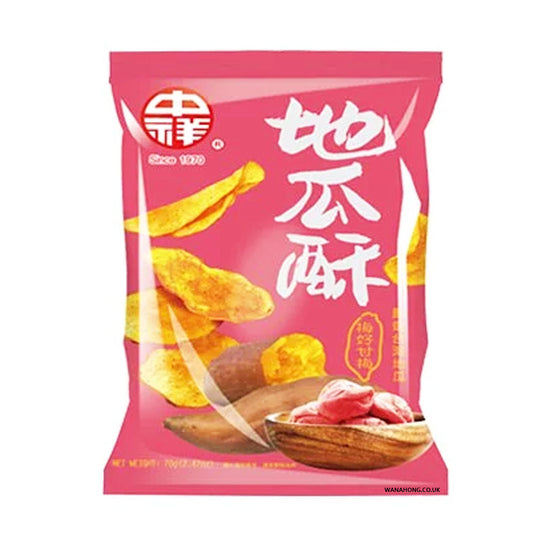 [新品] 中祥 地瓜酥(梅味) 70g CC Sweet Potato Chips (Plum Flavour)