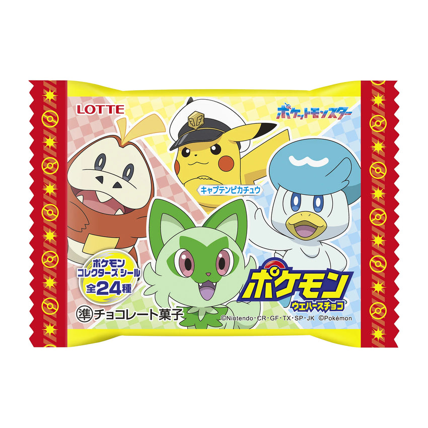 Lotte Pokemon Chocolate Wafer 23g 寶可夢威化餅