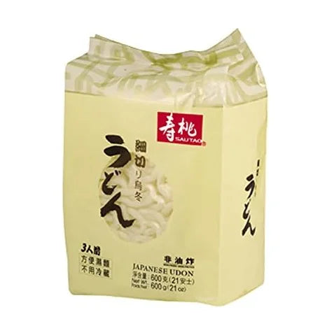 [促銷] 壽桃牌 日式烏冬 3人前 3x200g ST Japanese Udon 3 packs