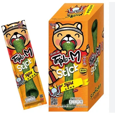 Triple M Seaweed Stick Squid 27g Triple M 魷魚味脆海苔