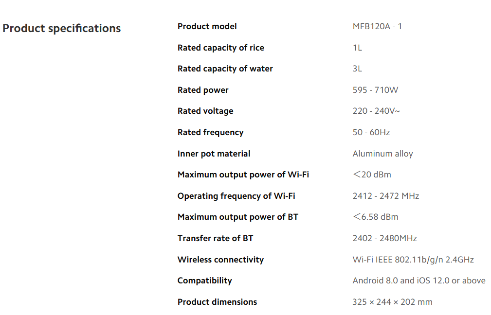 小米 智能電飯煲 3L Xiaomi Smart Multifunctional Rice Cooker