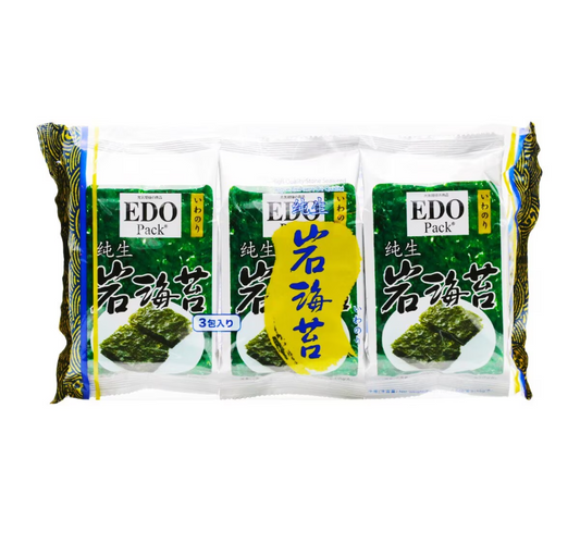 [新品] EDO純生岩海苔 15g EDO High Quality Stone Seaweed