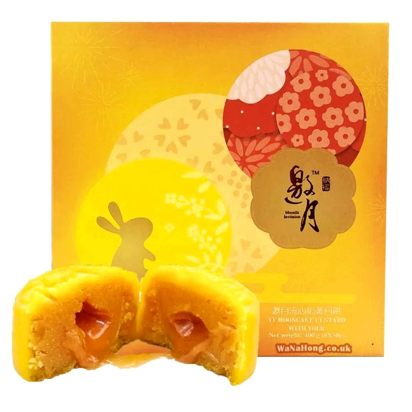 YY Salted Egg Yolk Mooncakes 400g 邀月 流心奶黃月餅