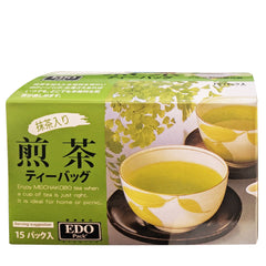 [促銷] EDO日本三角茶包-抹茶煎茶(15入) 30g EDO Tea Bag-Matcha with Sencha