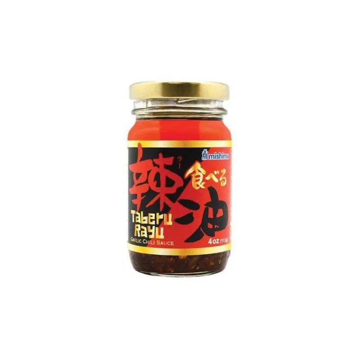 [新品] Mishima 蒜蓉辣椒酱 115g Mishima Taberu Rayu Garlic Chilli Sauce