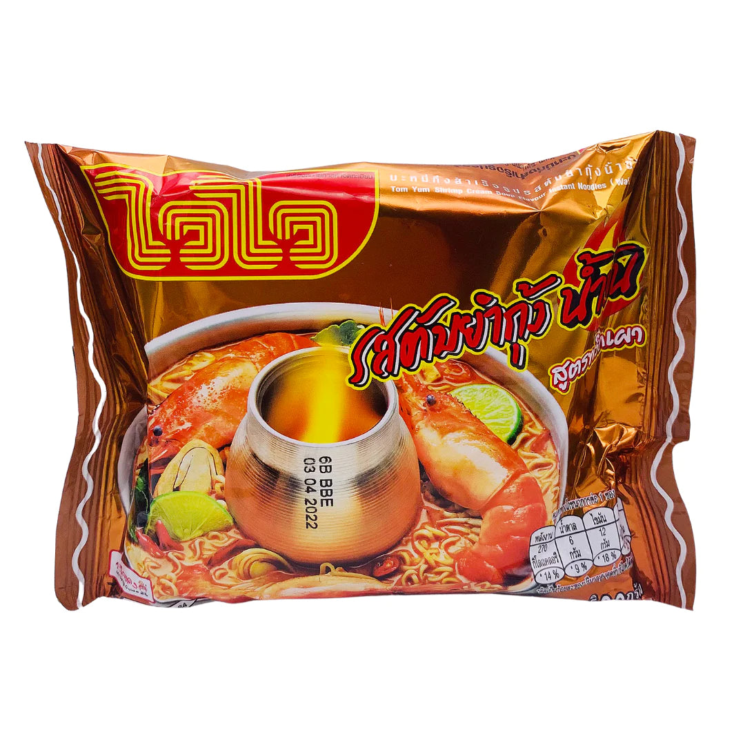 WAI WAI 冬陰功蝦味即食湯麵 60g WAI WAI Instant Noodles Creamy Tom Yum Shrimp Flavour