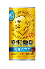 Boss Less Sugar Rich Coffee 185g Boss 日本低糖香濃咖啡