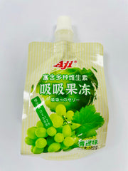 AJI Fruit Jelly Drink - Grape Flavour 150ml AJI 吸吸果凍 - 青提味