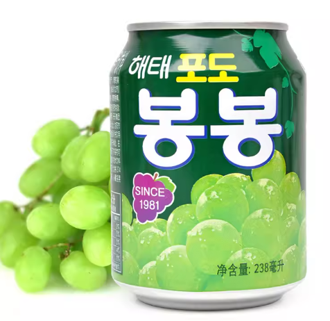 [新品] 海太 葡萄果肉果汁飲品 238ml HT Green Grape Juice