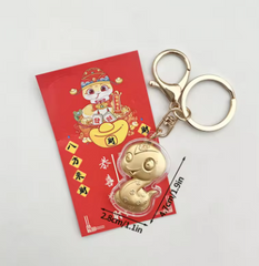 [CNY] 蛇年鍍金飾物 1pc (隨機選款) Year of Snake Lucky Decoration (Randomly Selected)