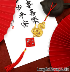 [CNY] 蛇年幸運掛飾 1pc (隨機選款) Year of Snake Lucky Decoration (Randomly Selected)