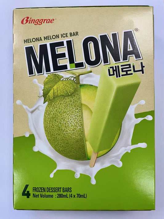 [新品] 韓國Melona 蜜瓜味冰棒 4x70ml Melona Ice Stick Melon Flavour (Cambridge Delivery Only)