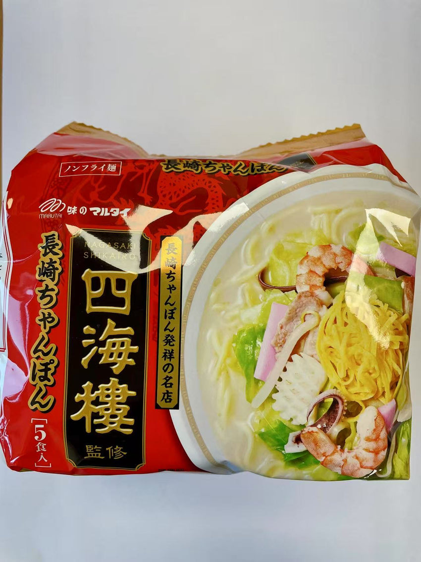 [新品] 日本四海樓監修 長崎強棒麵 (5人前) 440g Marutai Shikairo Nagasaki Champon (5 servings)