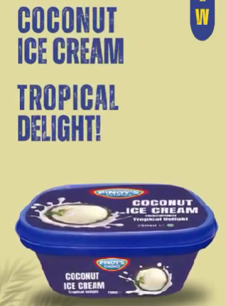 Pinoy's Choice 椰子味雪糕 750ml Coconut Ice Cream