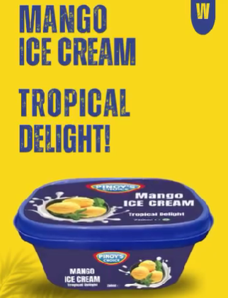 Pinoy's Choice 芒果味雪糕 750ml Mango Ice Cream