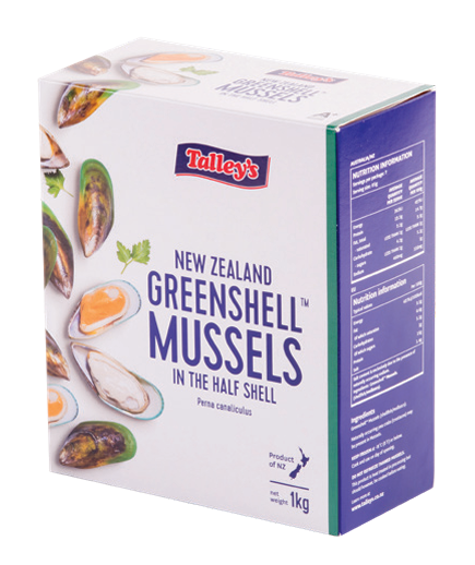 紐西蘭開邊青口 (net 800g) Talley's Mussels in the half shell