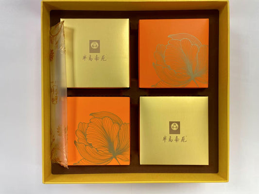 [早鳥優惠] 半島豪苑 雙黃白蓮蓉月餅 640g Peninsula Double Egg Yolk White Lotus Paste Mooncake