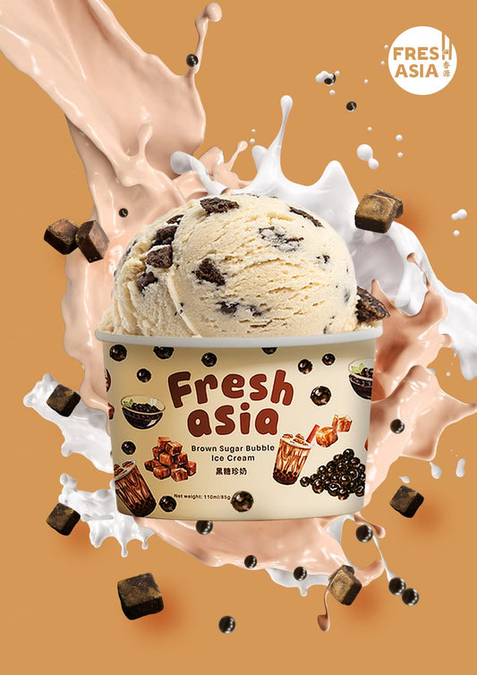 黑糖珍奶冰激凌 110ml FRESHASIA Brown Sugar Bubble