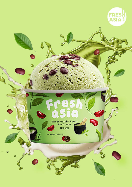 抹茶紅豆冰激凌 110ml FRESHASIA Sweet Matcha Kyoto Ice Cream