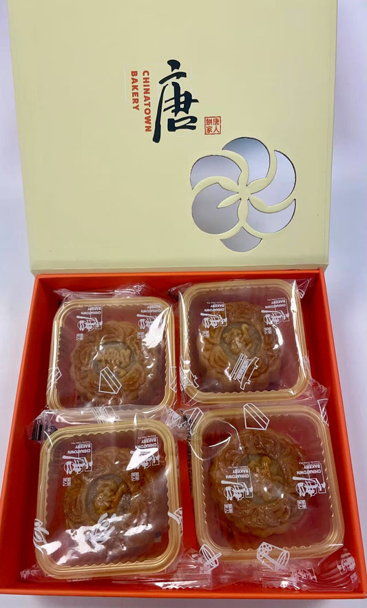 [早鳥優惠] 唐人餅家 白蓮蓉迷你月餅 禮盒裝(4件) Chinatown Bakery White Lotus Mini Mooncake Gift Box